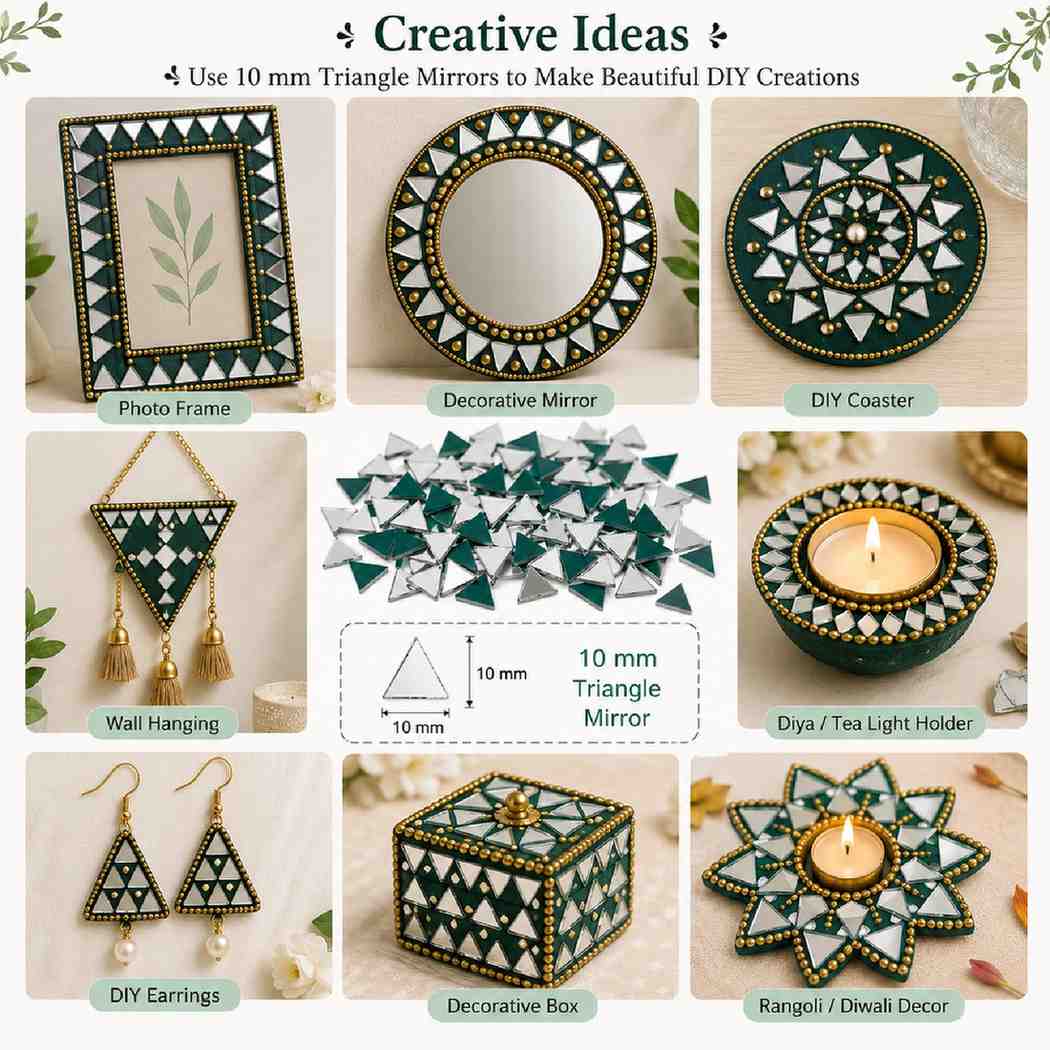 Glass Mirror- Triangle- 10MM