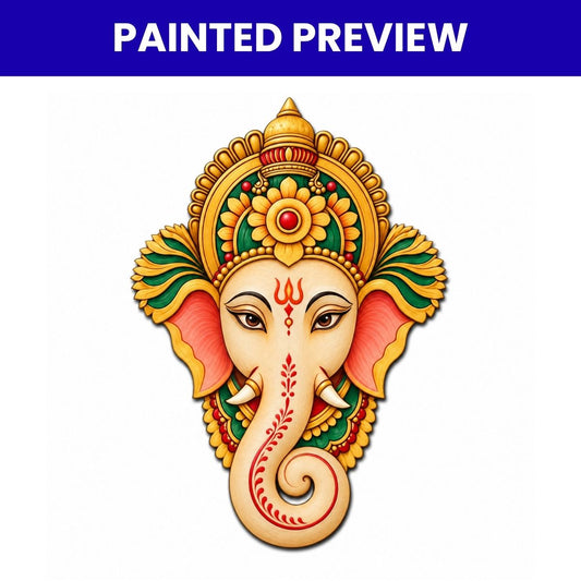 3mm MDF Ganesha Cutouts Design-07