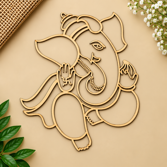 3mm MDF Ganesha Cutouts Design-05