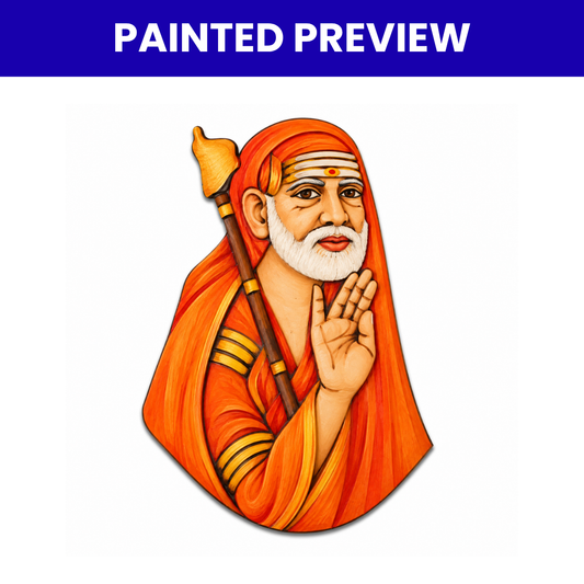 Pre Marked MDF Cutout Maha Periyava