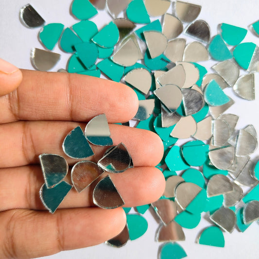 Glass Mirror- Half Oval- Small