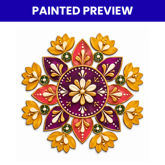 MDF Rangoli Cutouts Design-16
