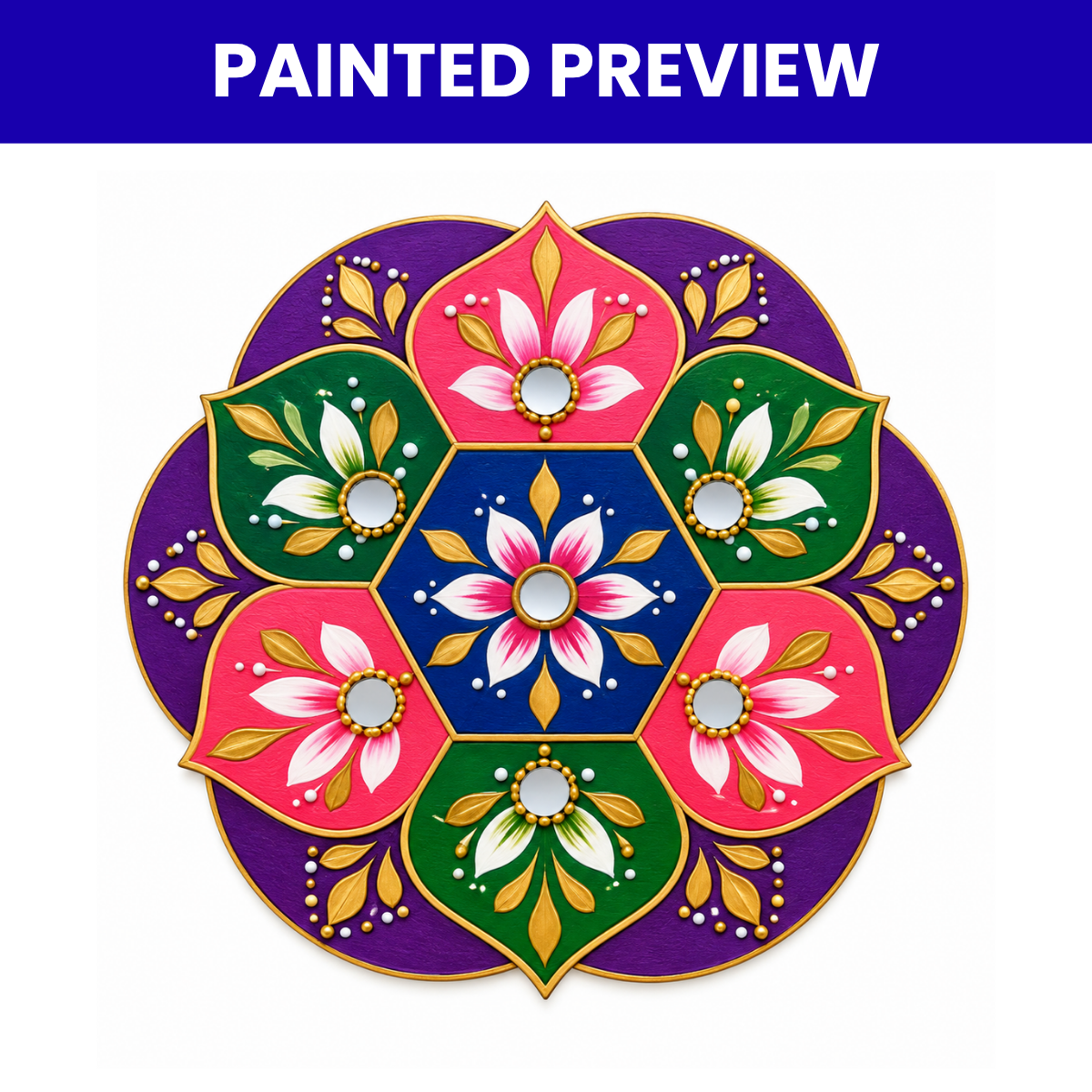 MDF Rangoli Cutouts Design-17