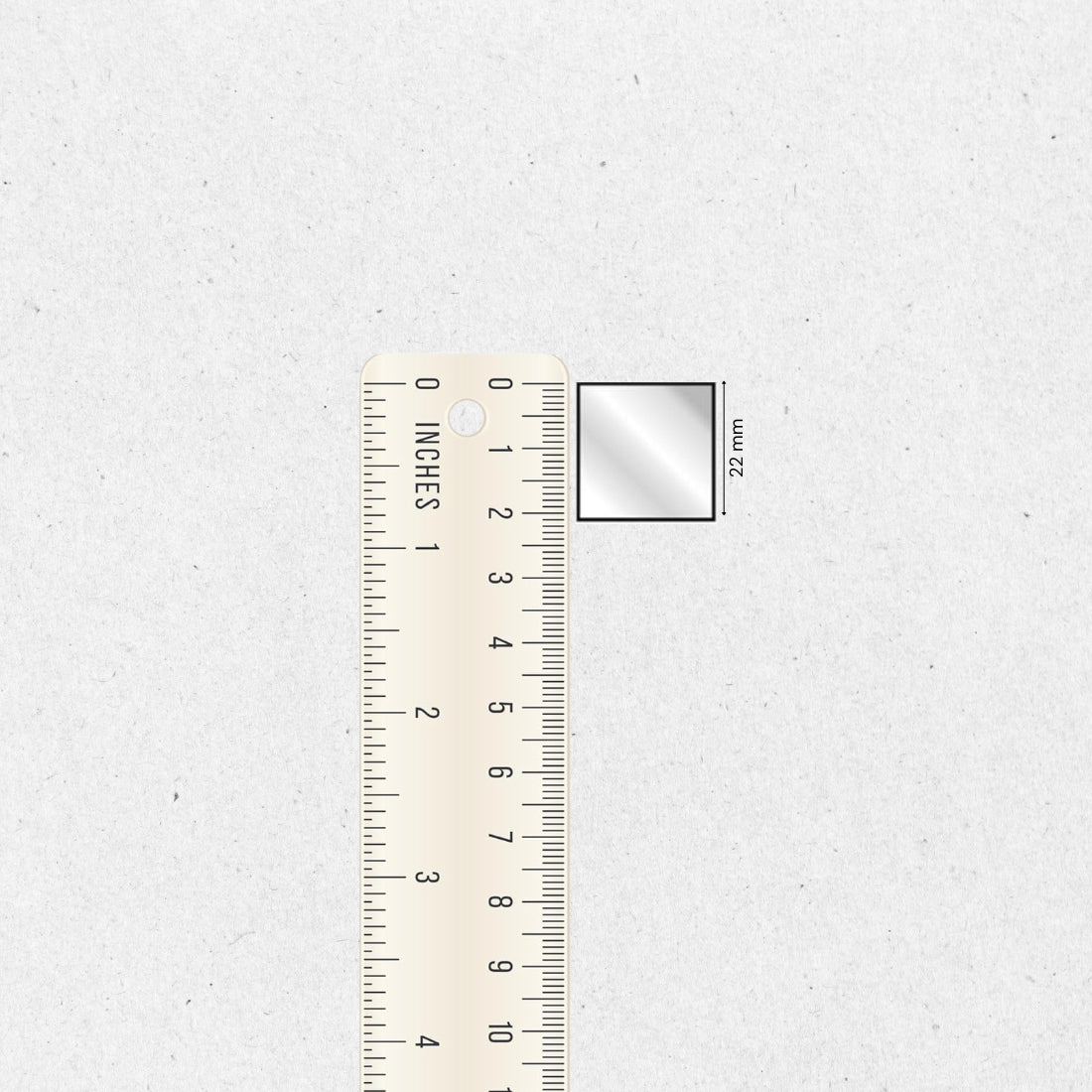 Glass Mirror- Square 22MM