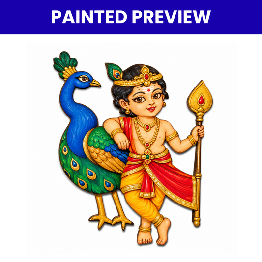 Pre Marked MDF Cutout Murugan-Design-01