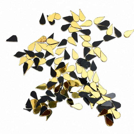 Golden Glass Mirror- Tear Drop- 10MM