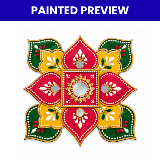 MDF Rangoli Cutouts Design-2
