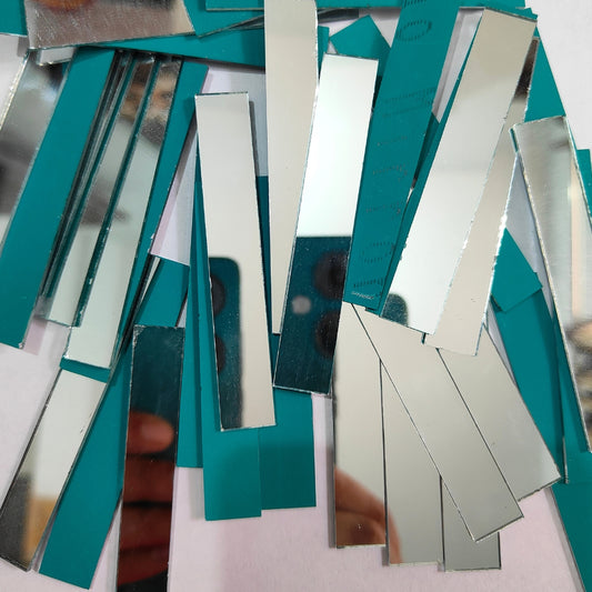 Glass Mirror- Rectangle- 75MM