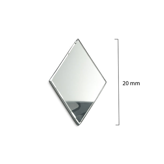 Glass Mirror- Diamond- 20MM