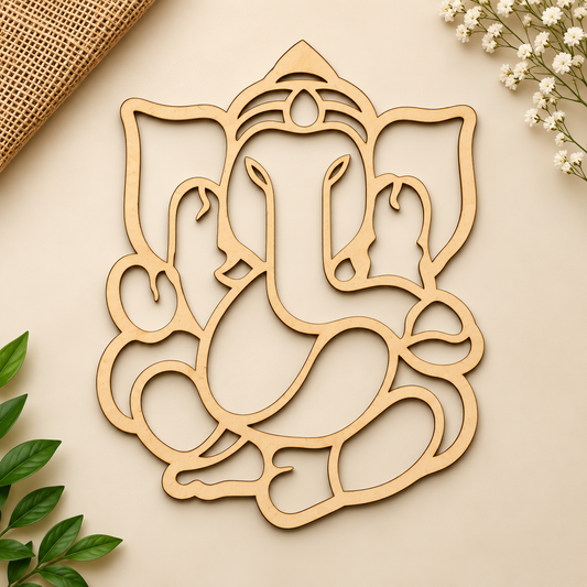 3mm MDF Ganesha Cutouts Design-02