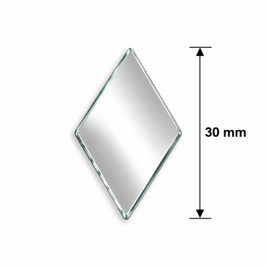 Glass Mirror- Diamond- 30MM
