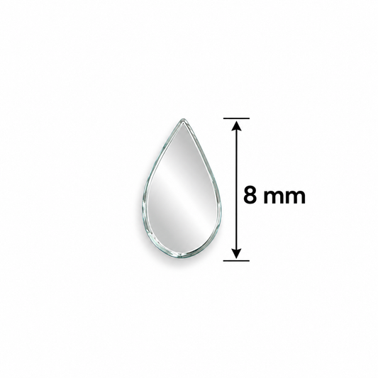 Glass Mirror- Tear Drop- 8MM