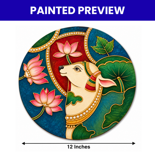 Pre-Marked Pichwai Cow