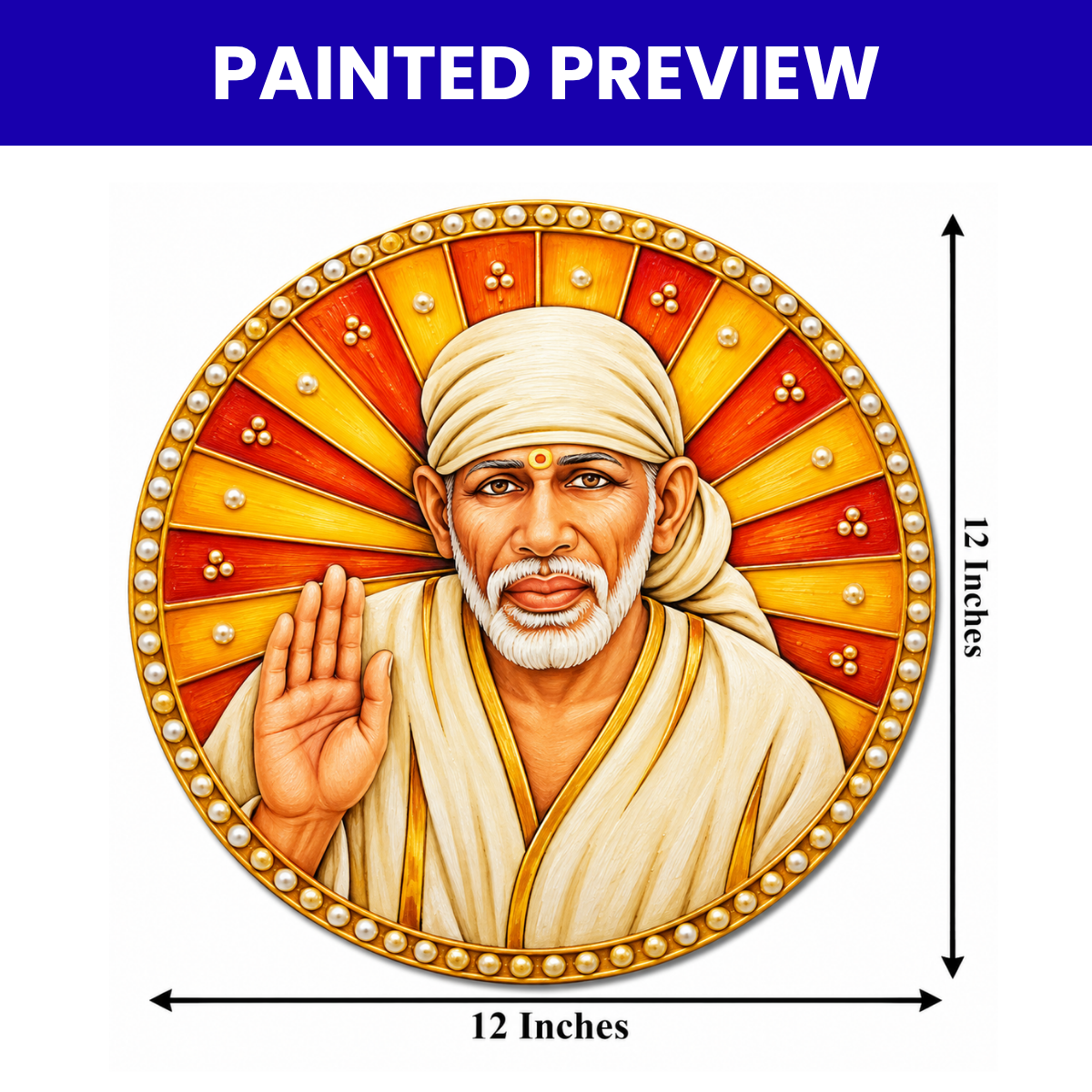 Pre-Marked Sai Baba