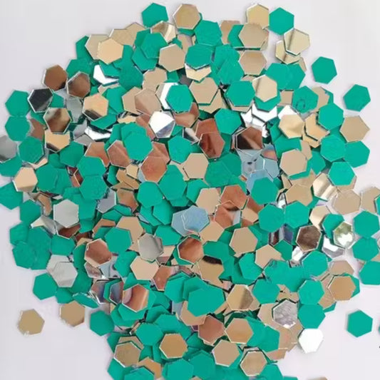 Glass Mirror- Hexa- 13mm