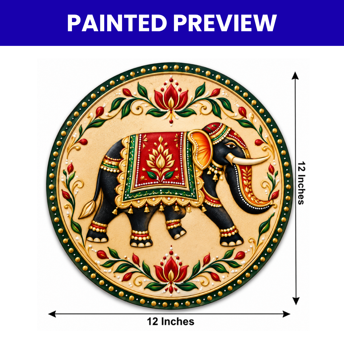 Pre-Marked Elephant Design-01