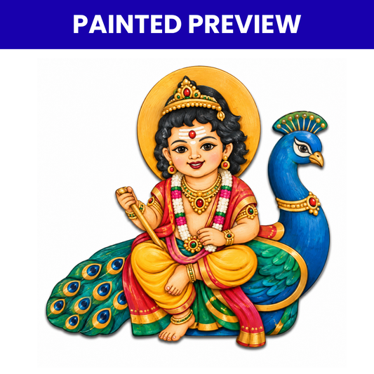 Pre Marked MDF Cutout Murugan-Design-02
