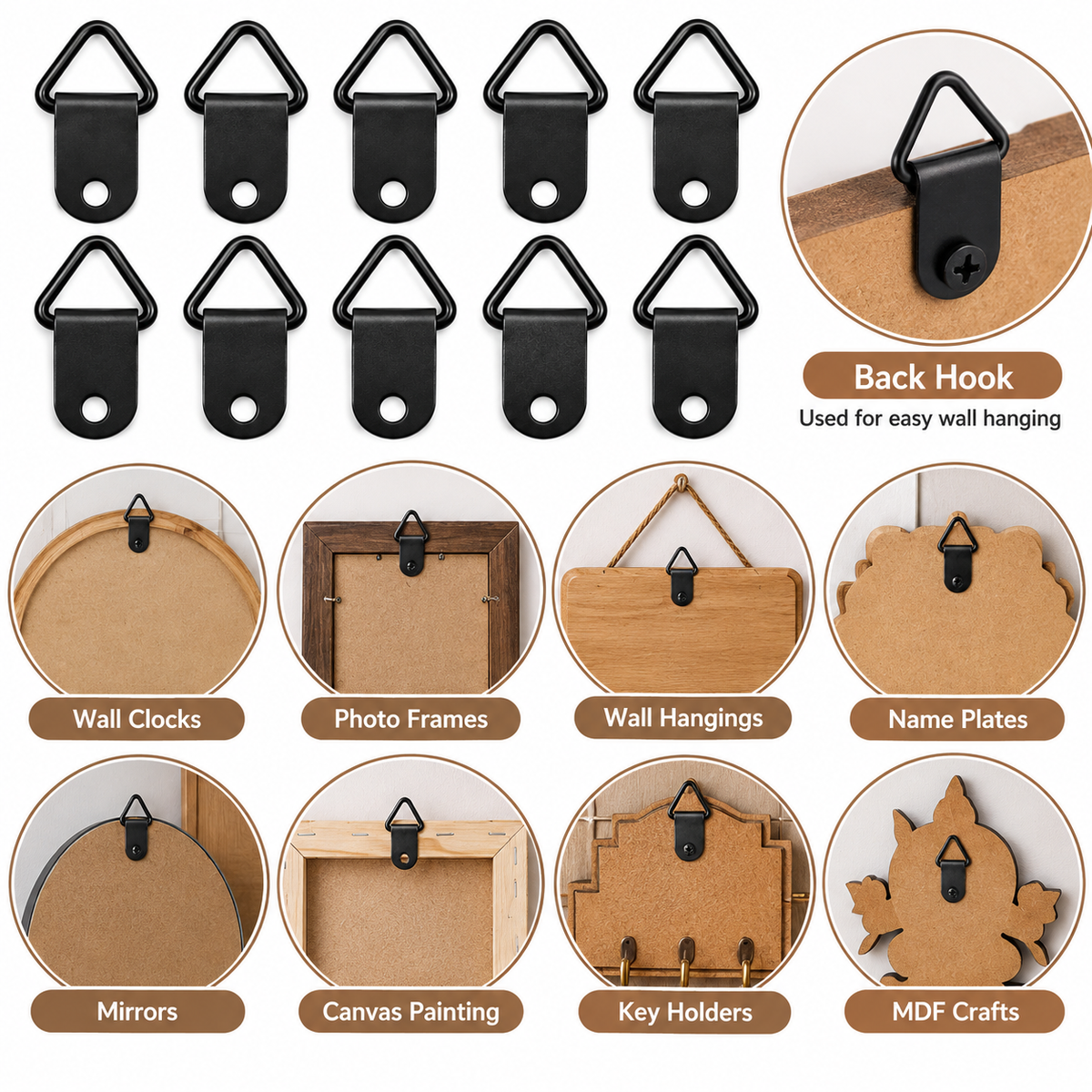 Metal Back Hooks- Design-1
