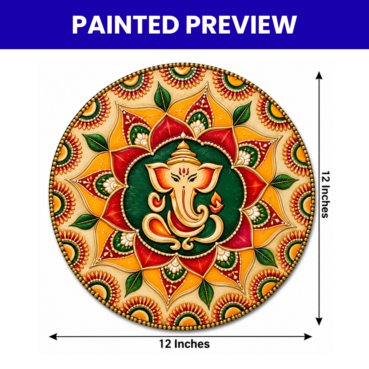 Pre Marked Ganesha Design- 1