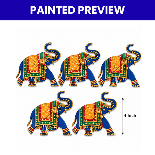 MDF Elephant Fridge Magnet