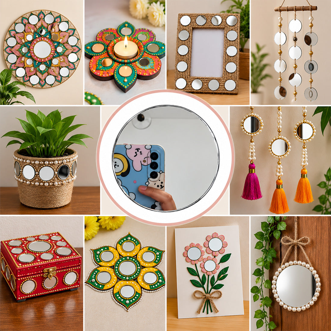 Glass Mirror- Round- 3INCH
