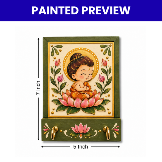 Baby Buddha Theme Key Holder
