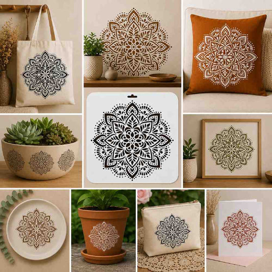Craft Stencil 10x10 inch-F5