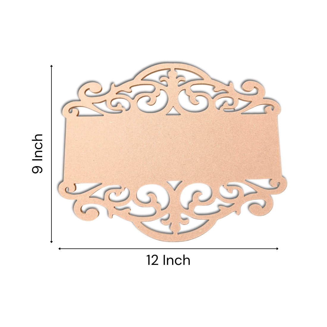 Rectangle Designer Name Plate Design-1