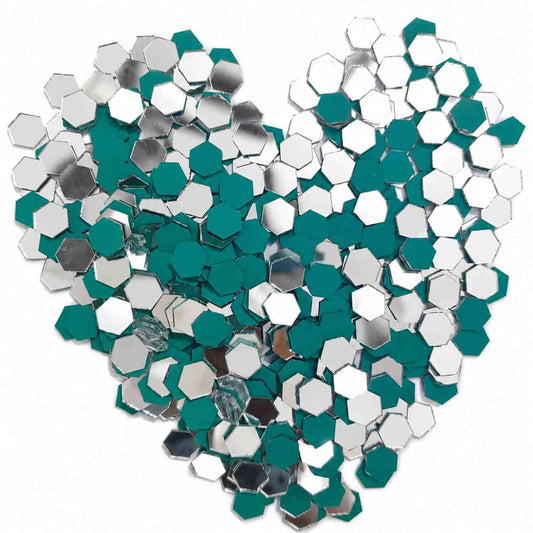 Glass Mirror- Hexa- 13mm