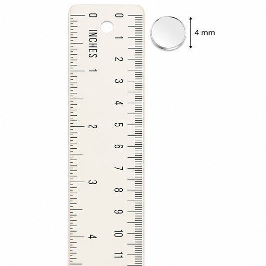 Glass Mirror- Round- 4MM