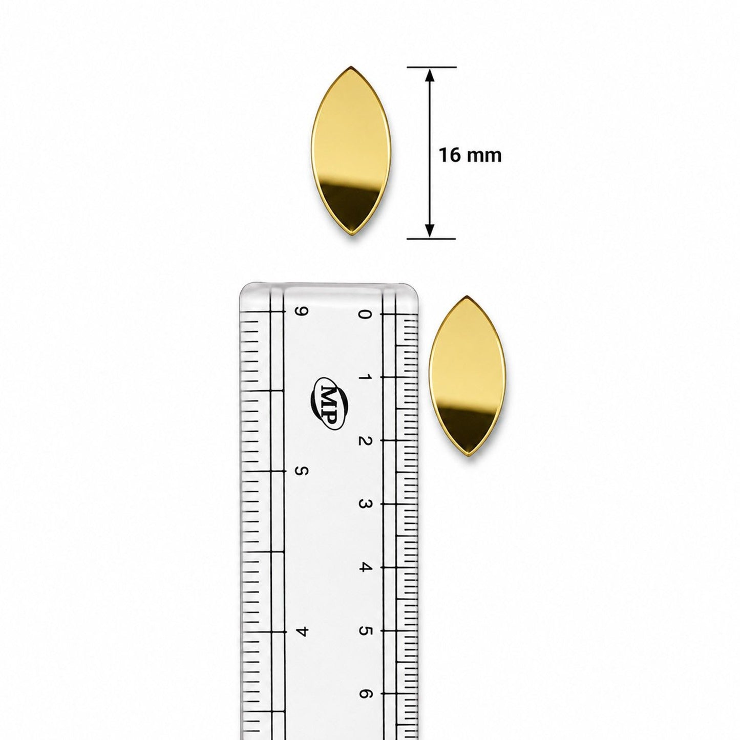 Golden Glass Mirror- Eye- 16MM