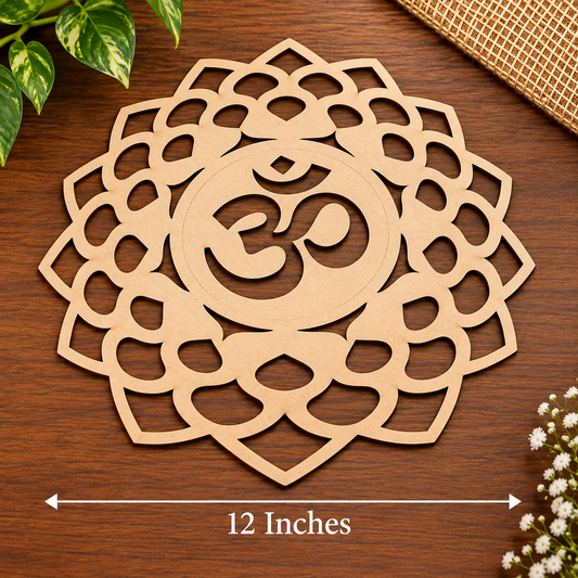 MDF Om Mandala Design- 1