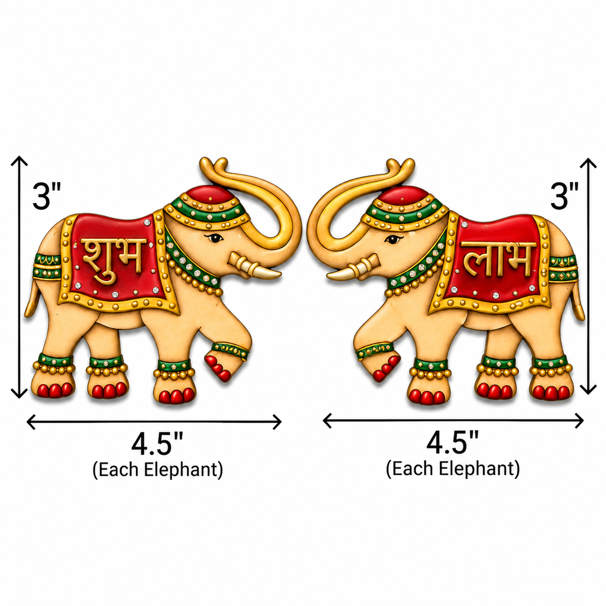 MDF Elephant Shubh Labh