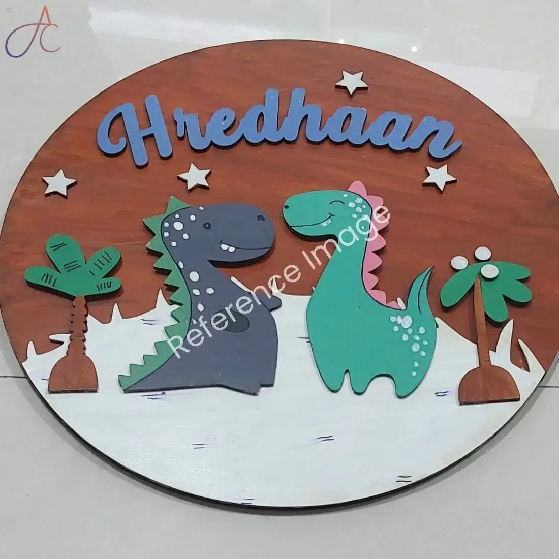 Kids Nameplate- Dino Theme