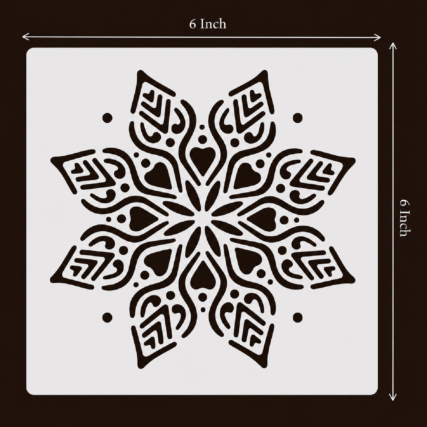 Craft Stencil 6x6 inch-L9