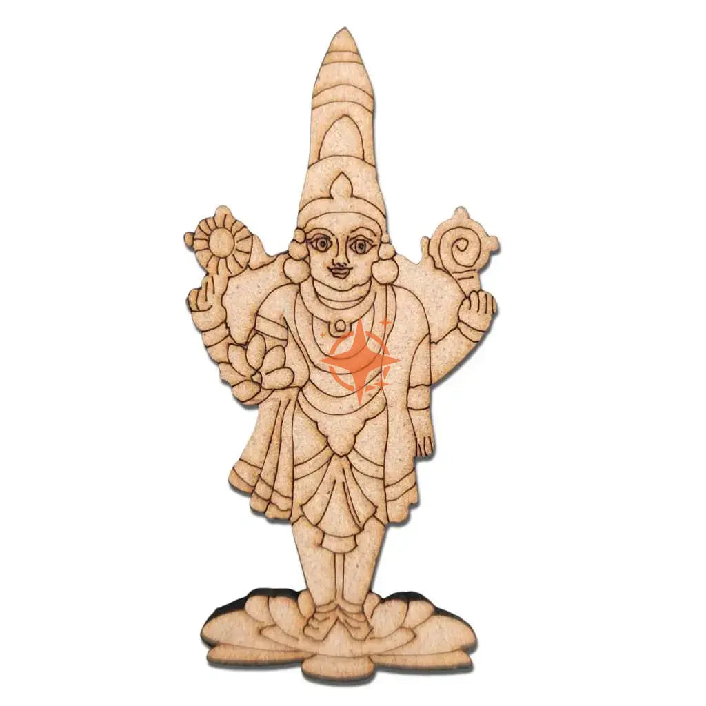 Pre Marked MDF Cutout Lord Balaji