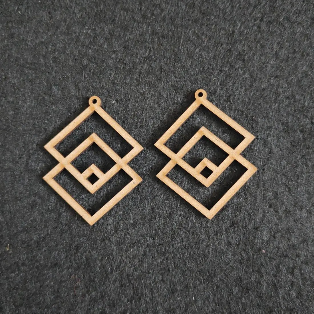 Earrings MDF Design-09