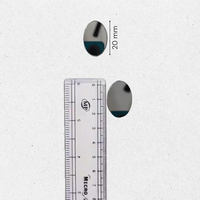 Glass Mirror- Oval- 20MMx10MM