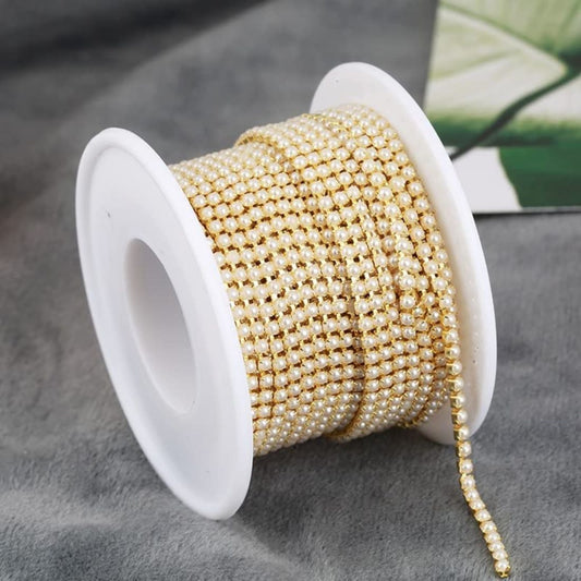 Pearl Chain Golden Color