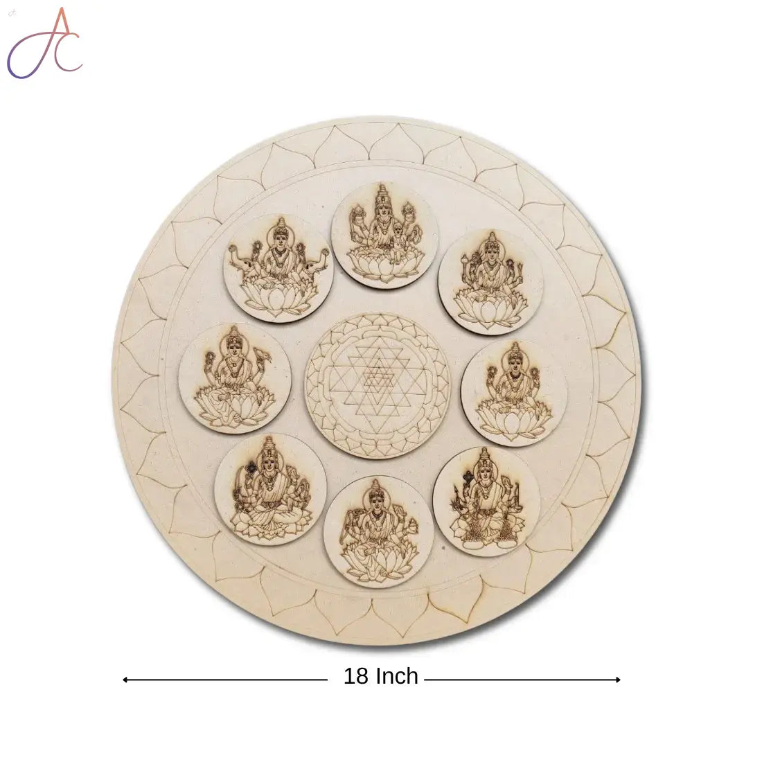 Pre Marked Ashta Laxmi Round Style