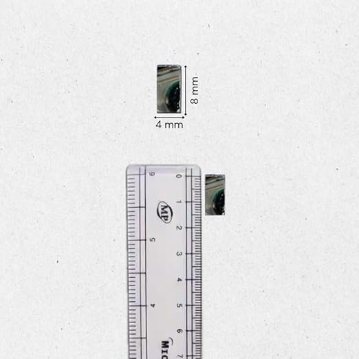 Glass Mirror- Rectangle- 4MMx8MM