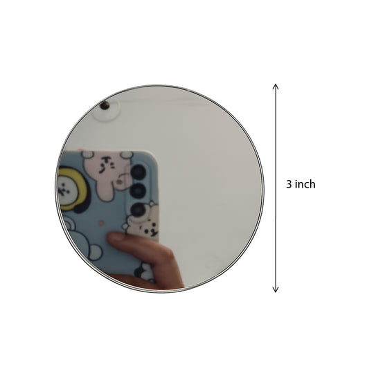 Glass Mirror- Round- 3INCH
