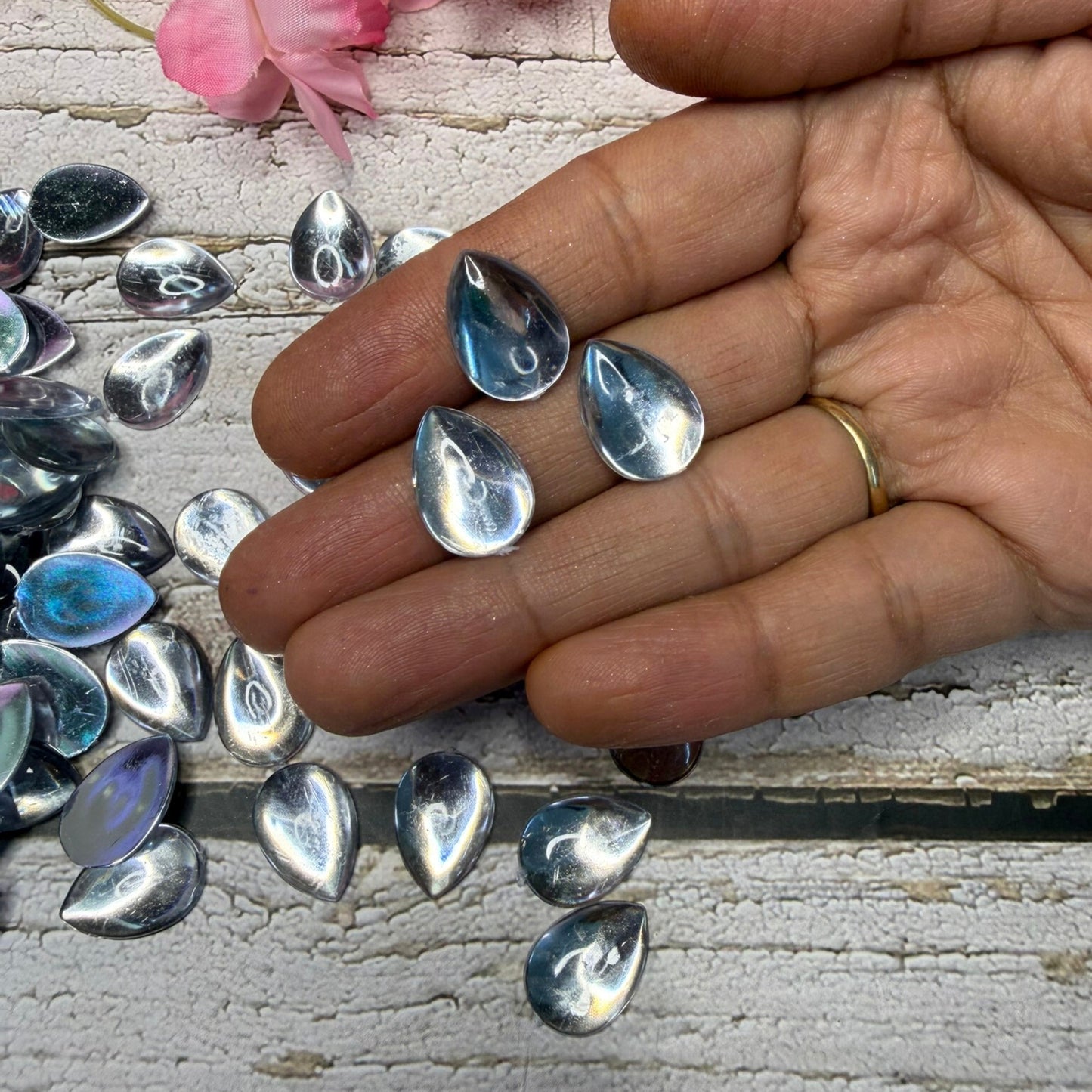 Rhinestones Tear Drop Shape