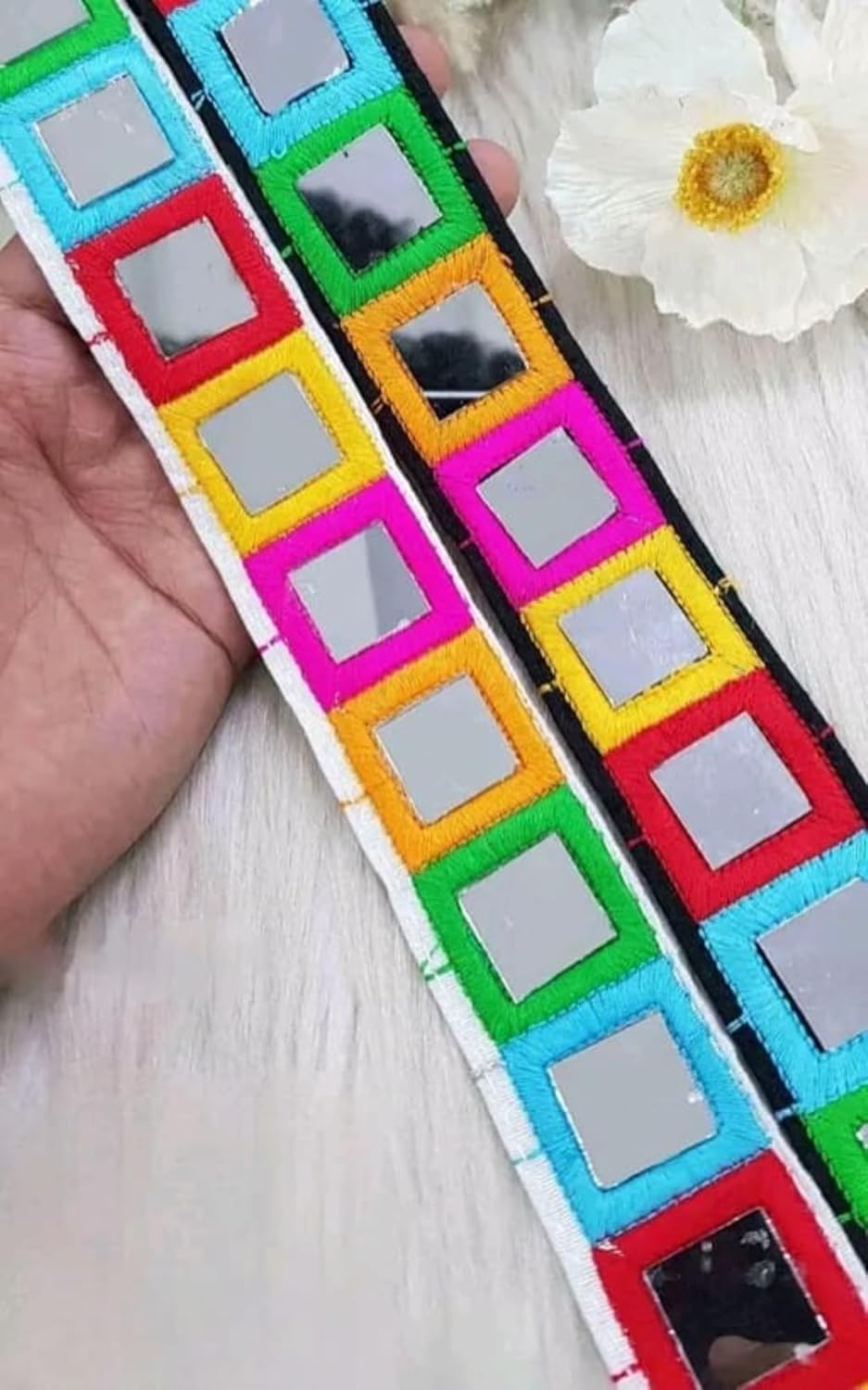 Glass Mirror- Square 26MM