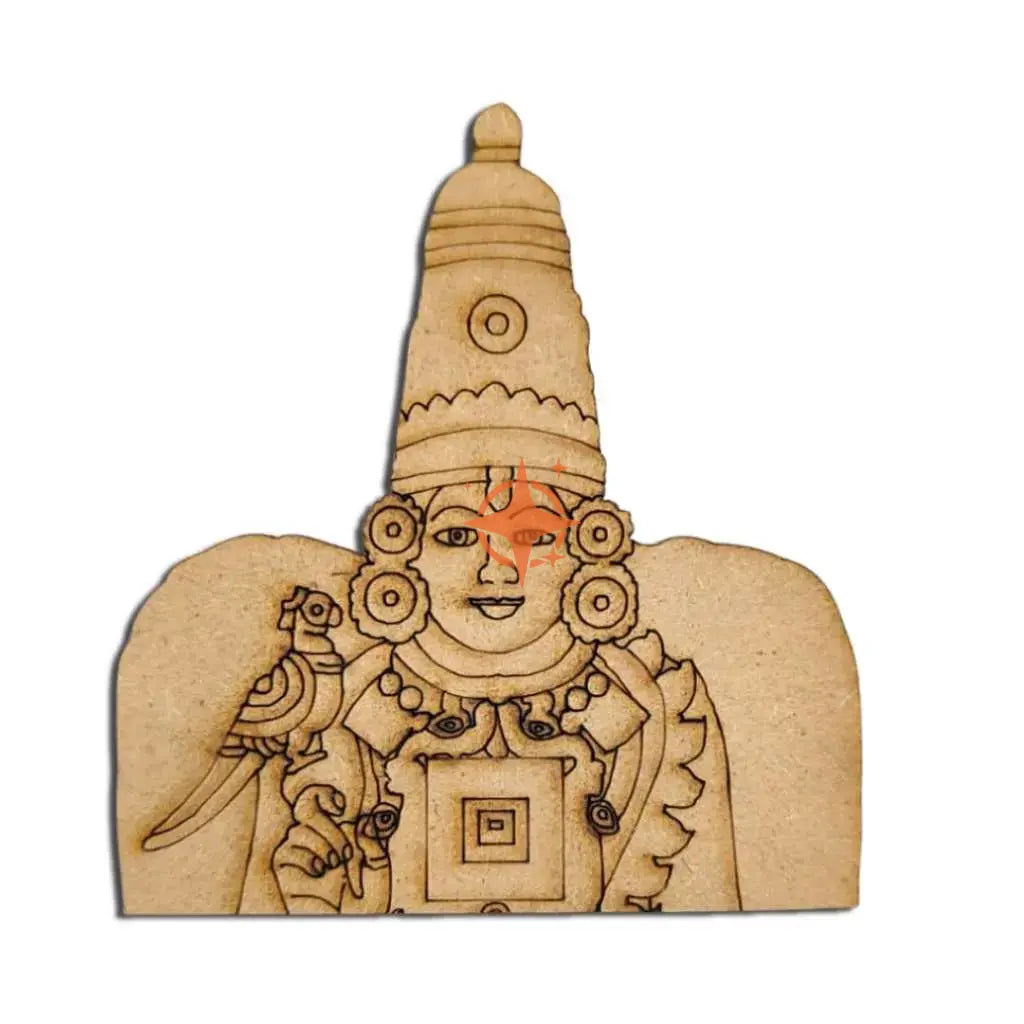 Pre Marked MDF Cutout Thanjavur Bangaru Kamakshi Devi