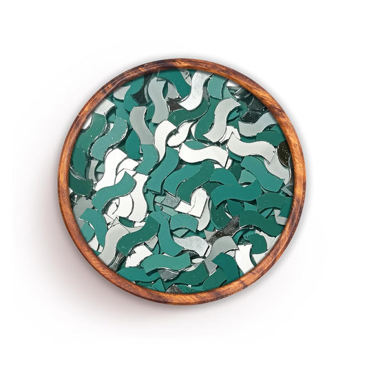 Glass Mirror- Wave- 1inch