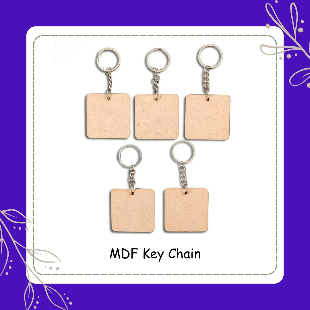 MDF Key Chain