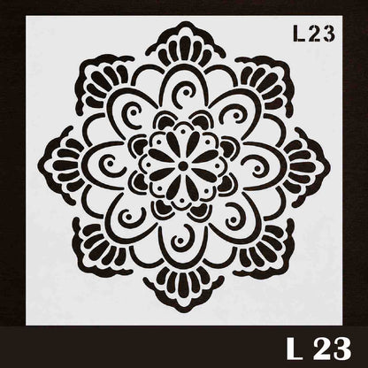Craft Stencil 6x6 inch-L23