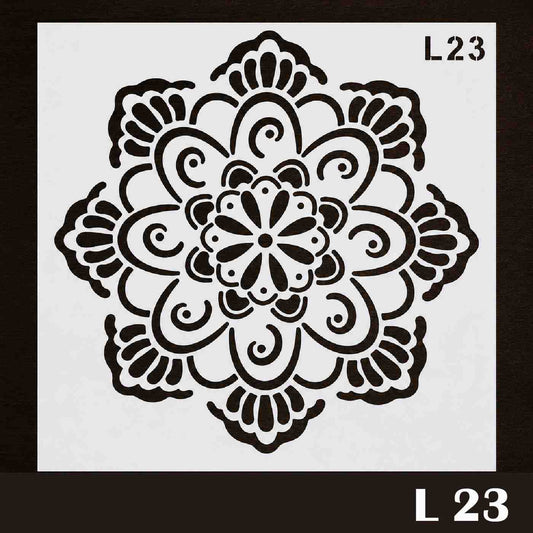 Craft Stencil 6x6 inch-L23