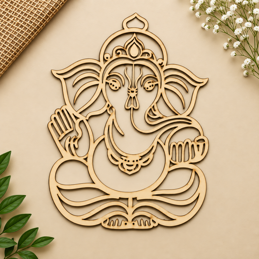 3mm MDF Ganesha Cutouts Design-01